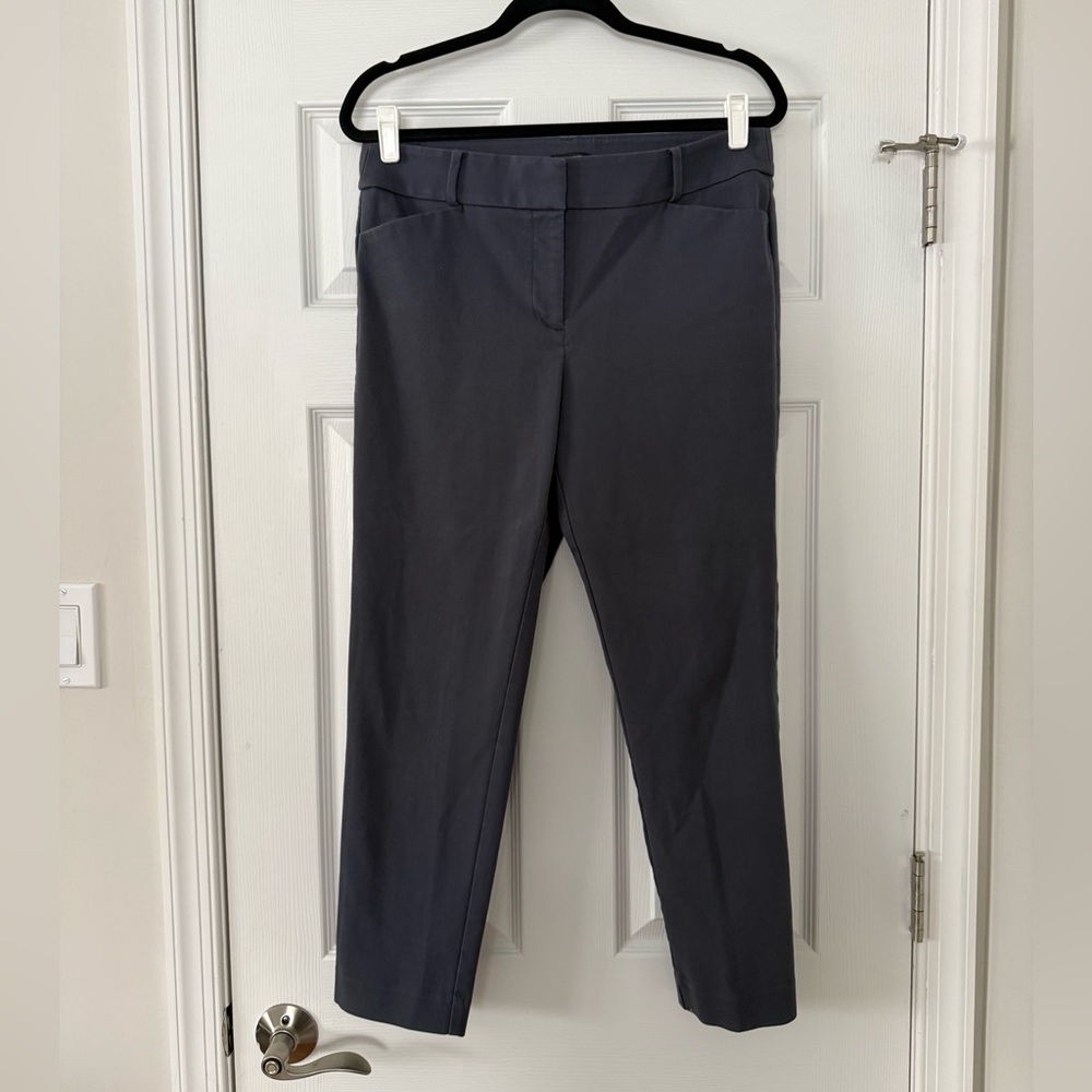 LOFT Curvy Skinny Bi-Stretch Pants, charcoal grey